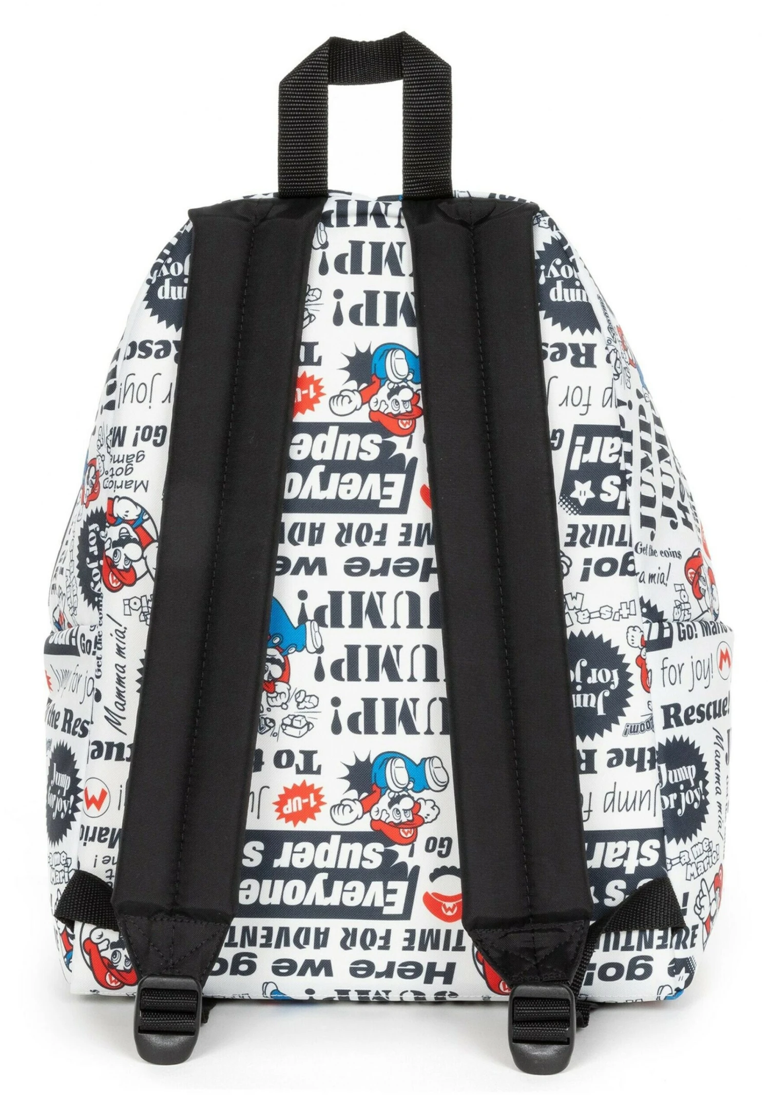 Eastpak Pak R - Sac À Dos - Blanc Noir Rouge 2 Eastpak Pak R - Sac À Dos - Blanc Noir Rouge – Image 2