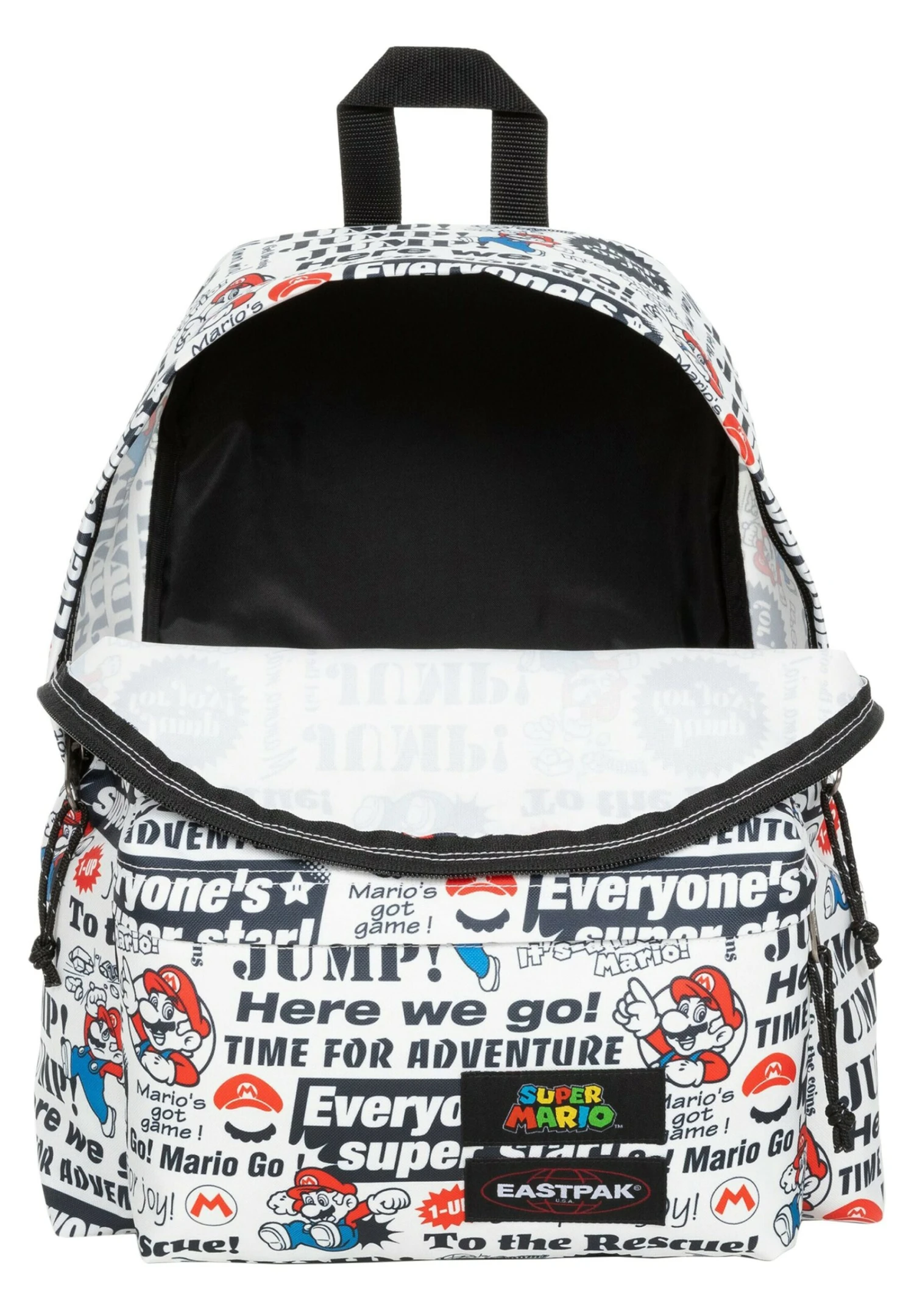 Eastpak Pak R - Sac À Dos - Blanc Noir Rouge 3 Eastpak Pak R - Sac À Dos - Blanc Noir Rouge – Image 3