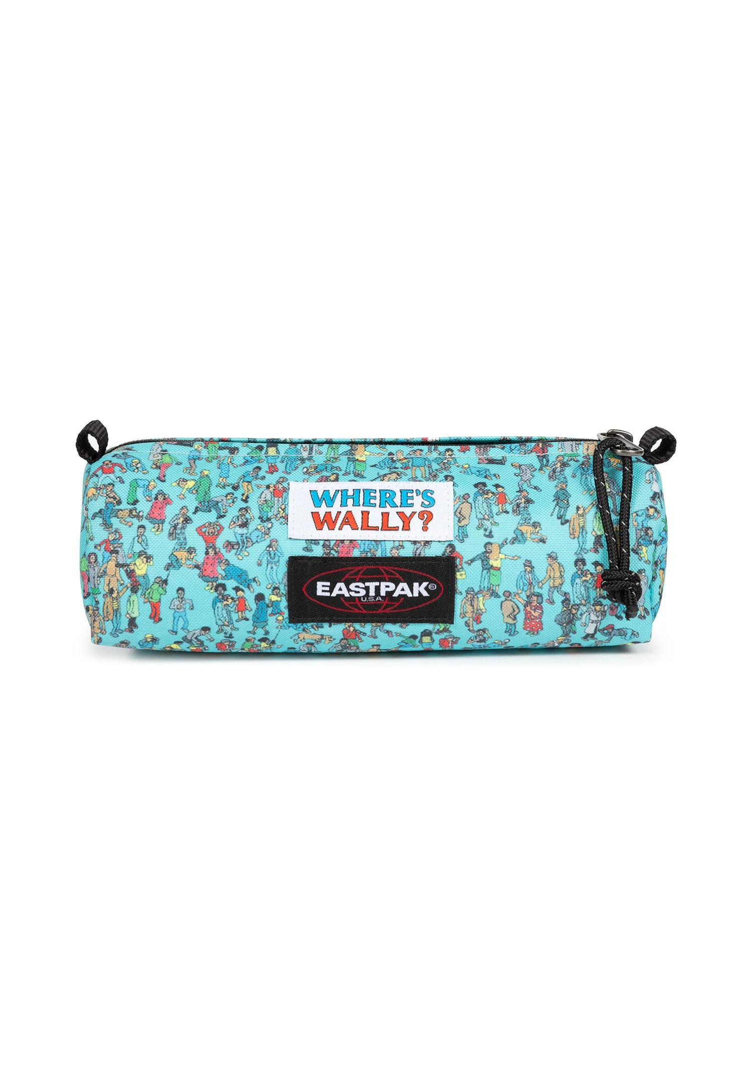 Eastpak Benchmark Single - Trousse - Wally Pattern Blue 1 Eastpak Benchmark Single - Trousse - Wally Pattern Blue