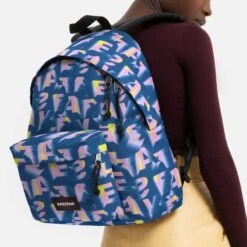 Eastpak Sac à Dos Padded Pak'R 24 Litres Block Type Navy -Eastpak Promos Magasin sac a dos padded pak r 24 litres block type navy 5