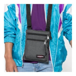 Eastpak Sac Bandoulière Rusher 1.5 Litres Black Denim -Eastpak Promos Magasin sac bandouliere rusher 1 5 litres black denim 2