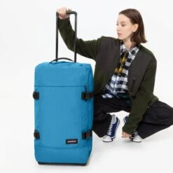 Eastpak Sac De Voyage à Roues Tranverz M 67 Cm Broad Blue -Eastpak Promos Magasin sac de voyage a roues tranverz m 67 cm broad blue 6