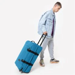 Eastpak Sac De Voyage à Roues Tranverz M 67 Cm Broad Blue -Eastpak Promos Magasin sac de voyage a roues tranverz m 67 cm broad blue 7