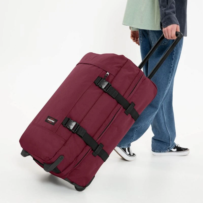 Eastpak Sac De Voyage à Roues Tranverz M 67 Cm Bushy Burgundy 7 Eastpak Sac De Voyage à Roues Tranverz M 67 Cm Bushy Burgundy – Image 7