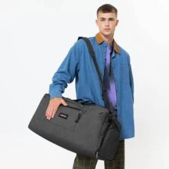 Eastpak Sac De Voyage Duffl'r L 60 Litres Black Denim -Eastpak Promos Magasin sac de voyage duffl r l 60 litres black denim 5