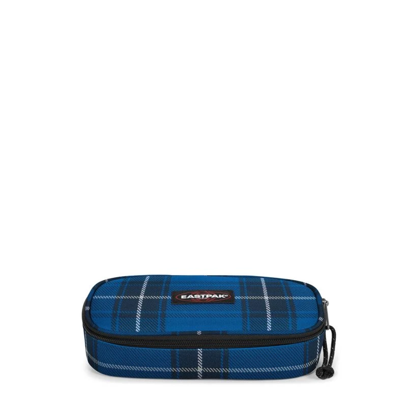Eastpak Trousse Oval 22 Cm Checked Blue 1 Eastpak Trousse Oval 22 Cm Checked Blue