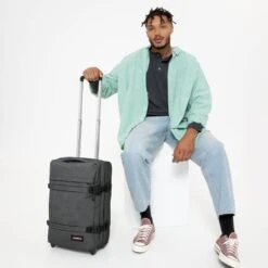 Eastpak Valise Cabine Souple Transit'R S 51 Cm Black Denim -Eastpak Promos Magasin valise cabine souple transit r s 51 cm black denim 4