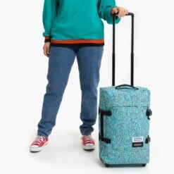 Eastpak Valise Cabine Souple Tranverz S 51 Cm Wally Pattern Blue -Eastpak Promos Magasin valise cabine souple tranverz s 51 cm wally pattern blue 6