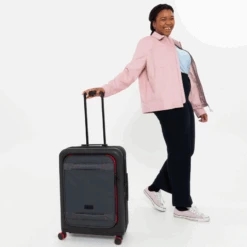 Eastpak Valise Rigide Case M 65 Cm CNNCT Accent Grey -Eastpak Promos Magasin valise rigide case m 65 cm cnnct accent grey 6