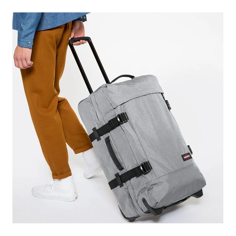 Eastpak Valise Souple Tranverz M 67 Cm Sunday Grey 5 Eastpak Valise Souple Tranverz M 67 Cm Sunday Grey – Image 5